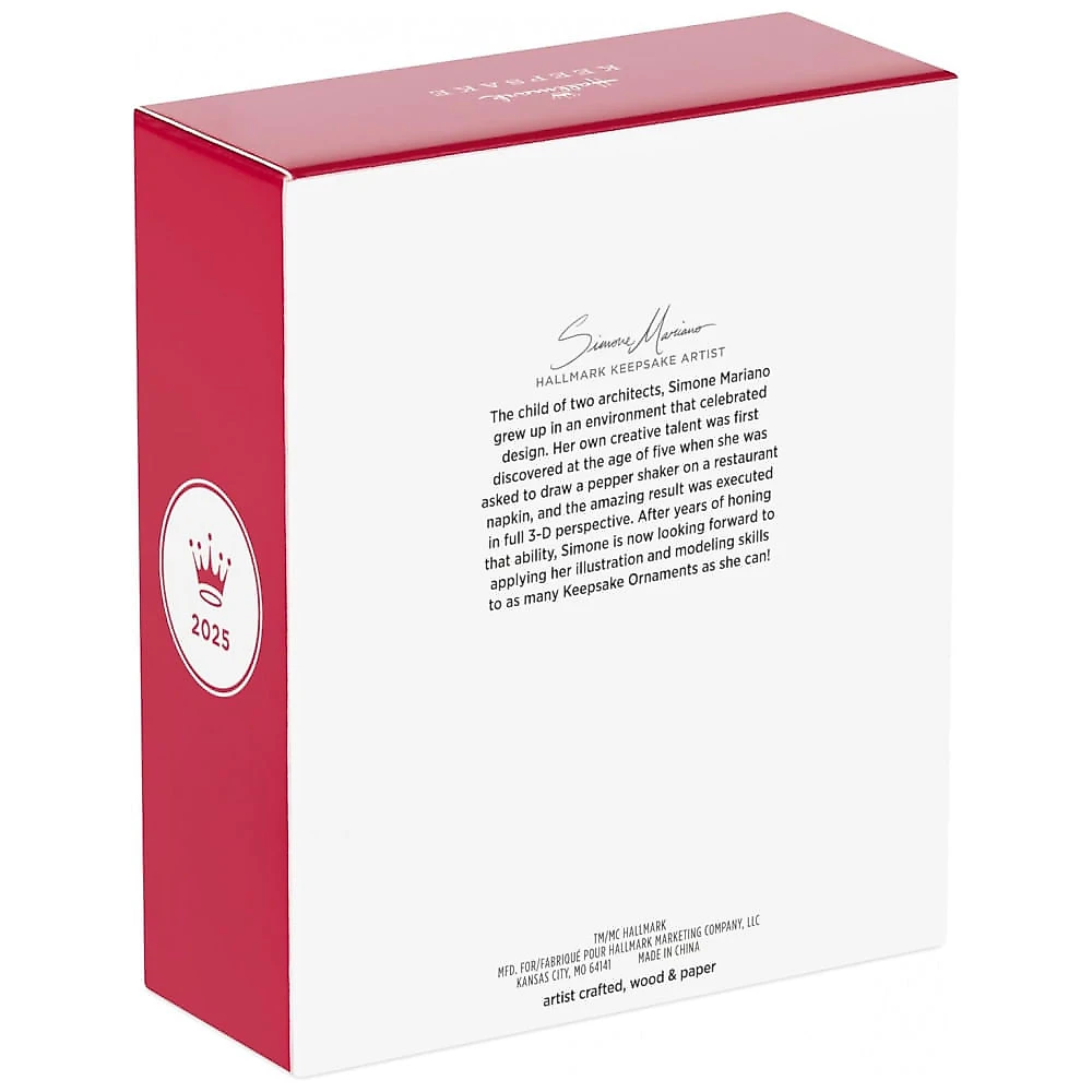 Enfeite de Natal Hallmark Keepsake 2025, Disney Moana Navegando, Artesanato em Papel, Presente para Fãs da Disney Moana