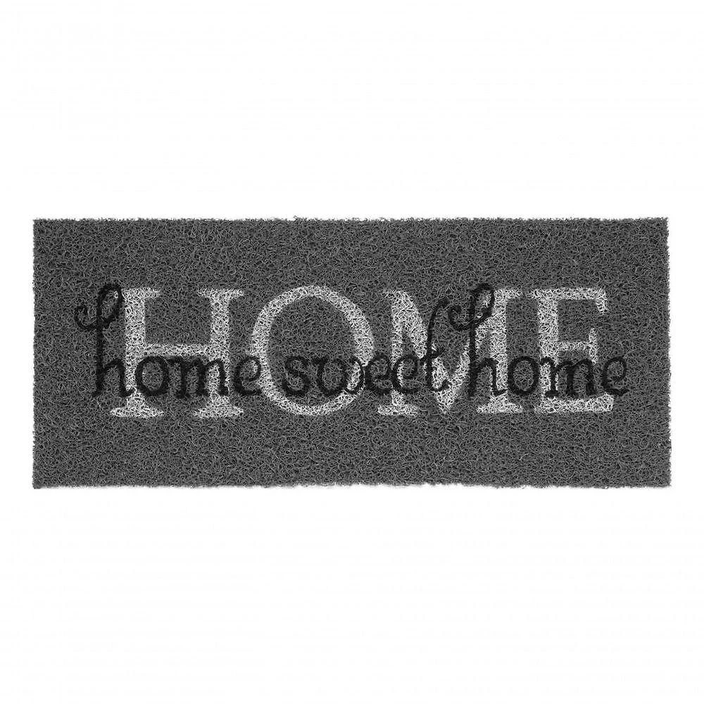 Tapete Capacho Home Sweet Home 30x70CM PVC Base Antiderrapante para Hall de Entrada Kapazi