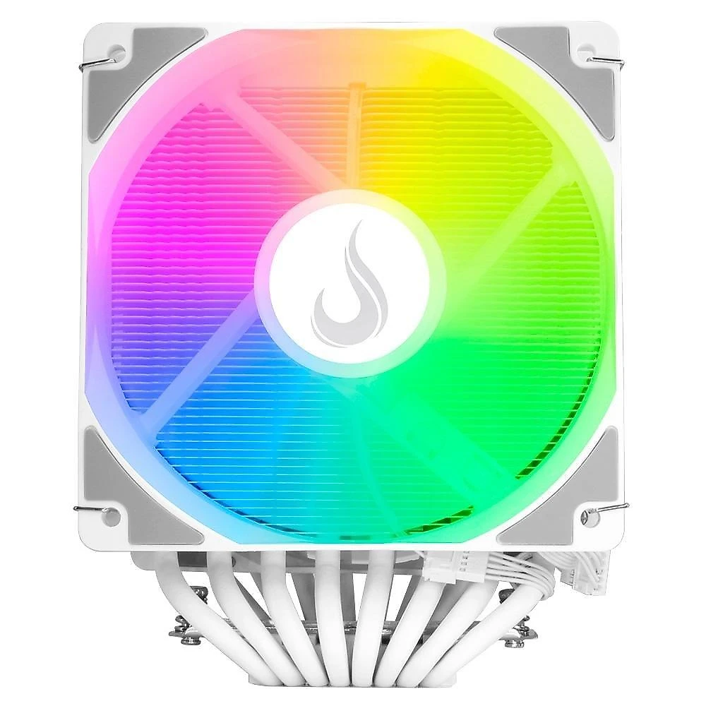 Air Cooler Gamer Rise Mode Storm 8 White, ARGB, AMD/Intel, 120mm, Branco - RM-ACST-ARGB-W