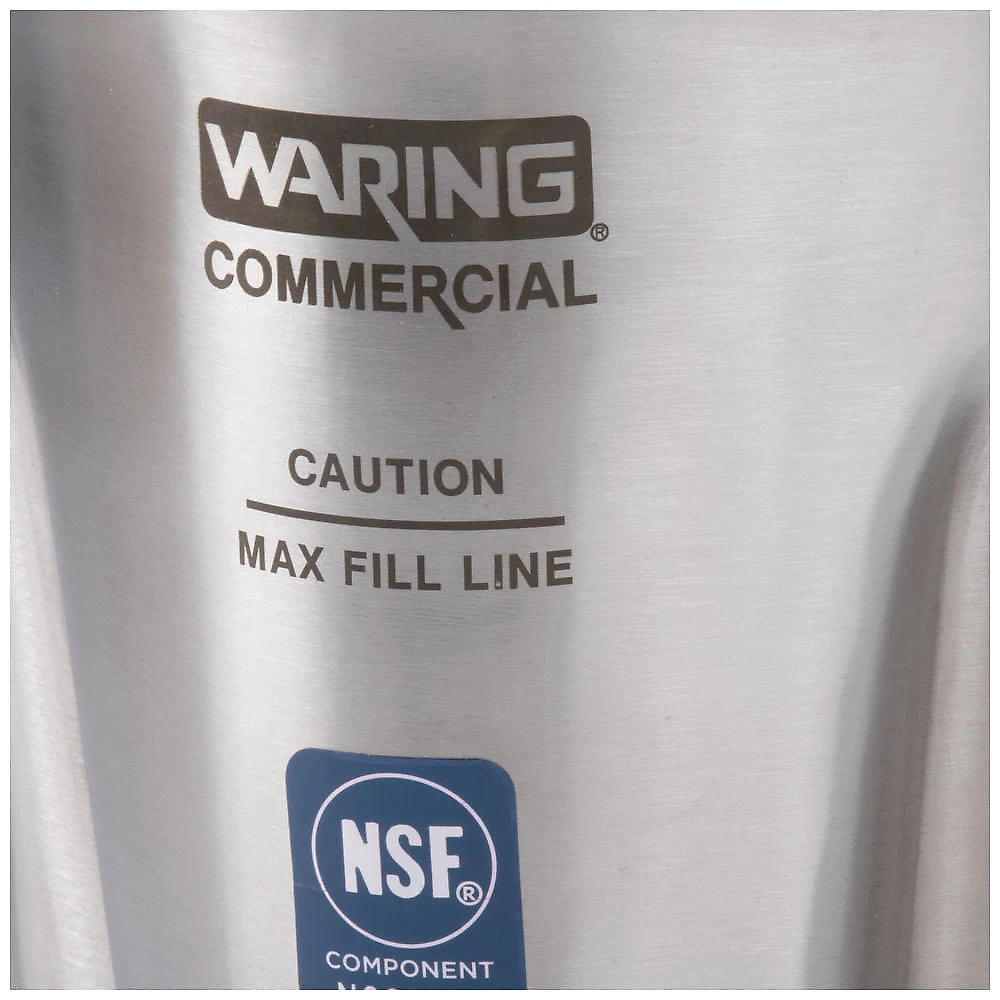Waring CAC138 Jarro para Liquidificador Comercial de Aço Inoxidável 1,42 Litros
