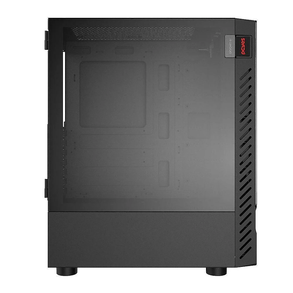 Gabinete Gamer Set Black Vulcan - Lateral Em Vidro -...