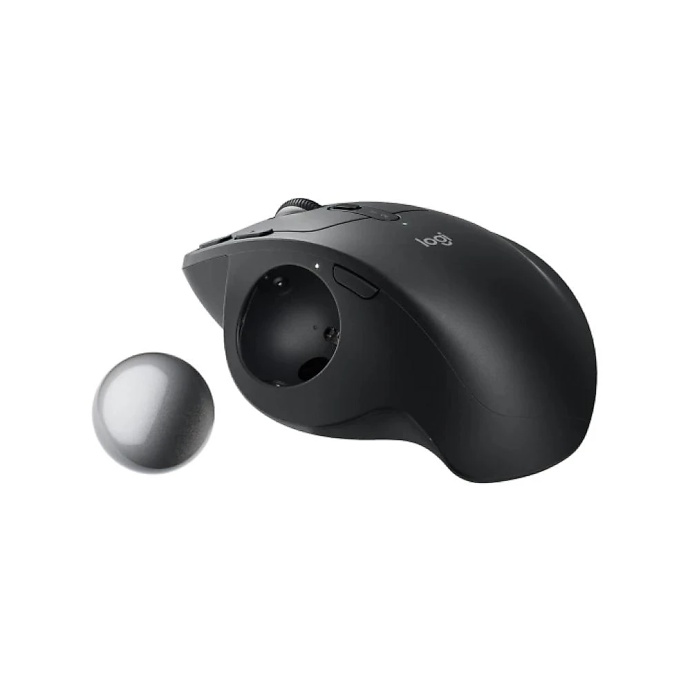 Mouse Logitech MX Ergo Trackball, Preto  Mouse Logitech MX Ergo S Trackball, Preto