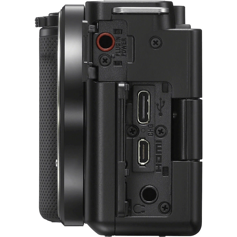 Câmera Sony ZV-E10 Mirrorless 4K com Lente 16-50mm (Preta)