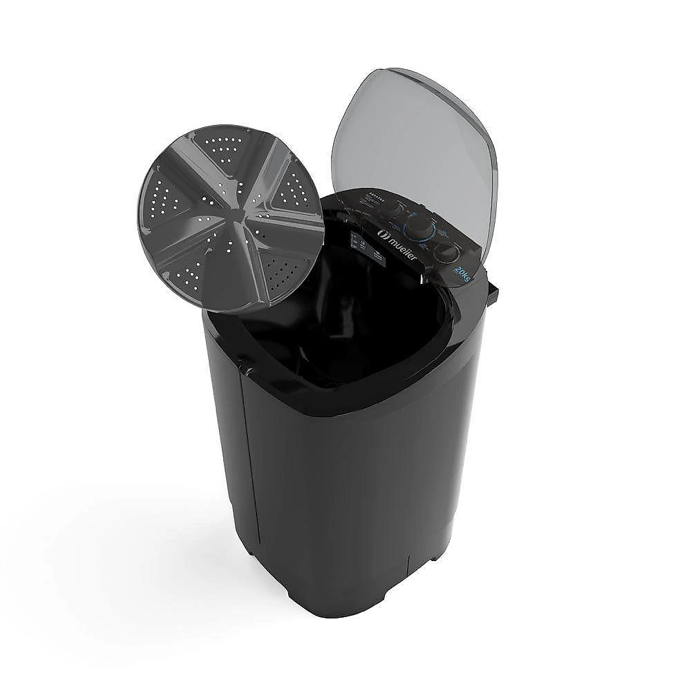 Tanquinho Mueller 20kg Preto Aquatec Não Transborda MLT20F 220V