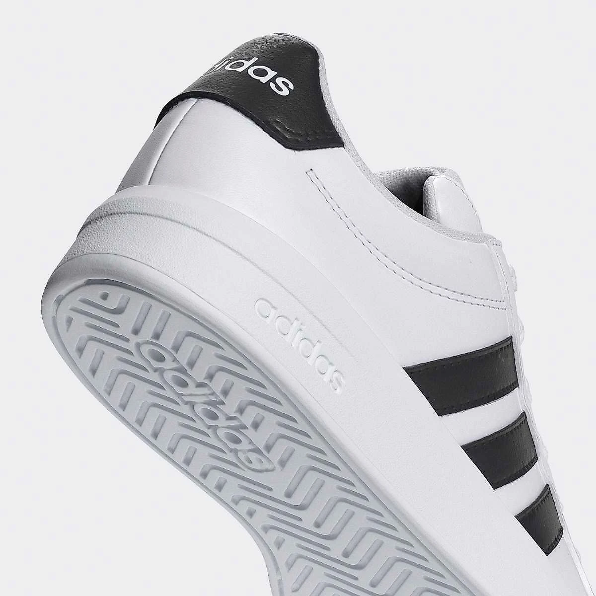Tênis Infantil Adidas Grand Court 3.0 Branco+Preto - 33