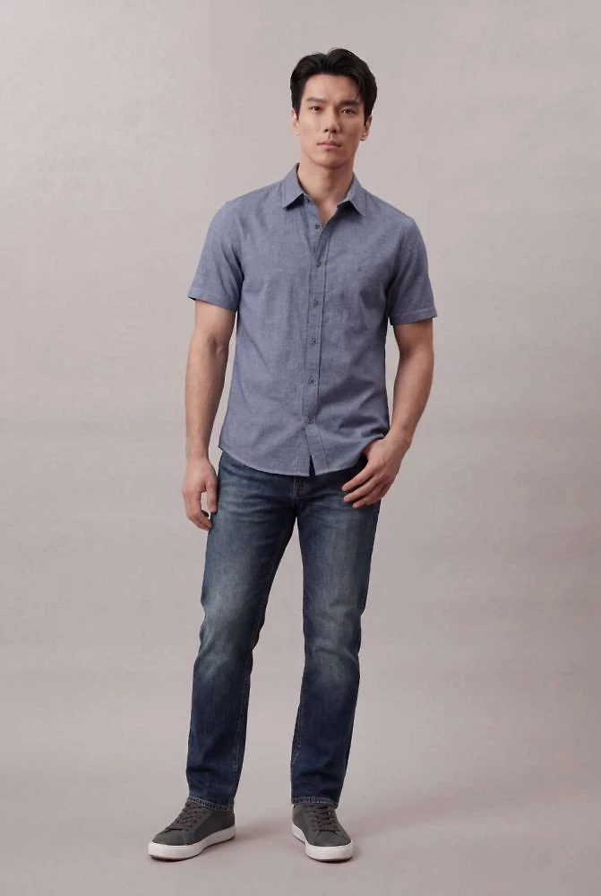 Camisa Mc Ckj Chevron - Marinho
