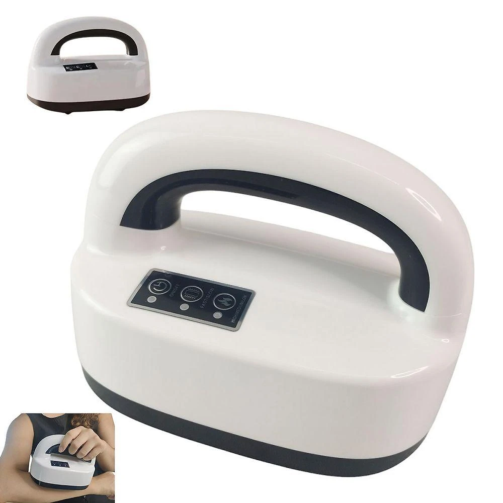 Massageador Corporal BSL3673 com Vibração e Aquecimento 6 Pontos Branco Braslu