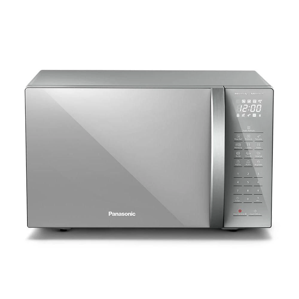 Micro-ondas Panasonic Tecnologia Antibactéria AG 34L Inox - ST67LSRU 110V