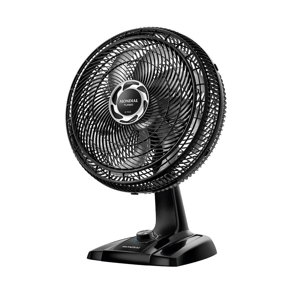 Ventilador de mesa mondial 40cm 8 pás 3 velocidades preto nvt-40-8p-b 110v