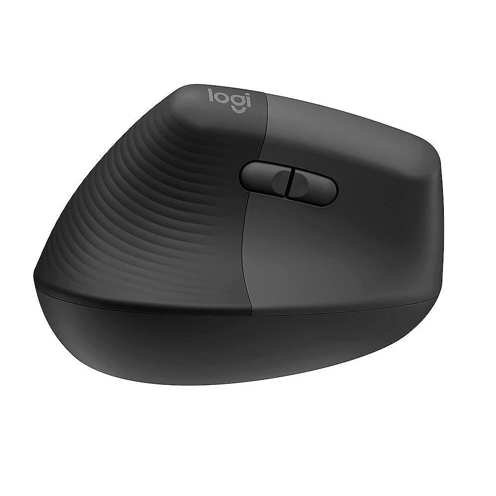 Mouse Sem Fio Logitech Lift para Canhoto, 4000 DPI, 6 Botões, Bluetooth, Ergonômico, USB, Grafite - 910-006467