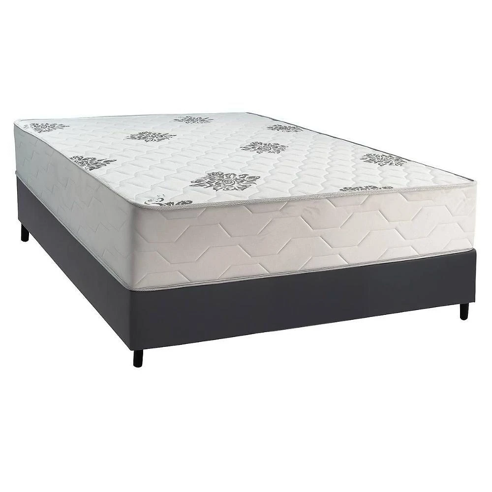 Cama Box Casal: Colchão Ortopédico Inovaflex Comfort Premium+base Crc Corano Gray (138x188)