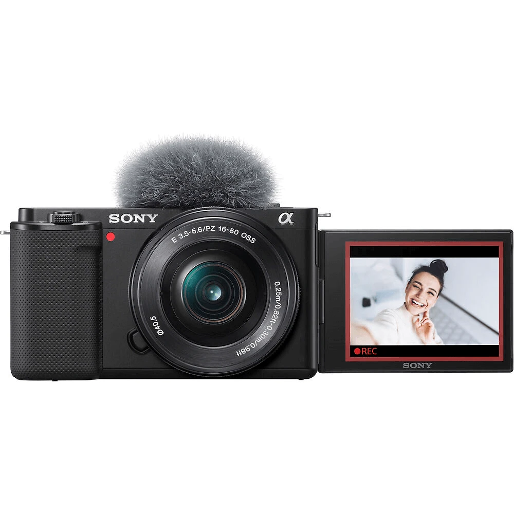 Miniatura Câmera Sony ZV-E10 Mirrorless 4K com Lente 16-50mm (Preta)