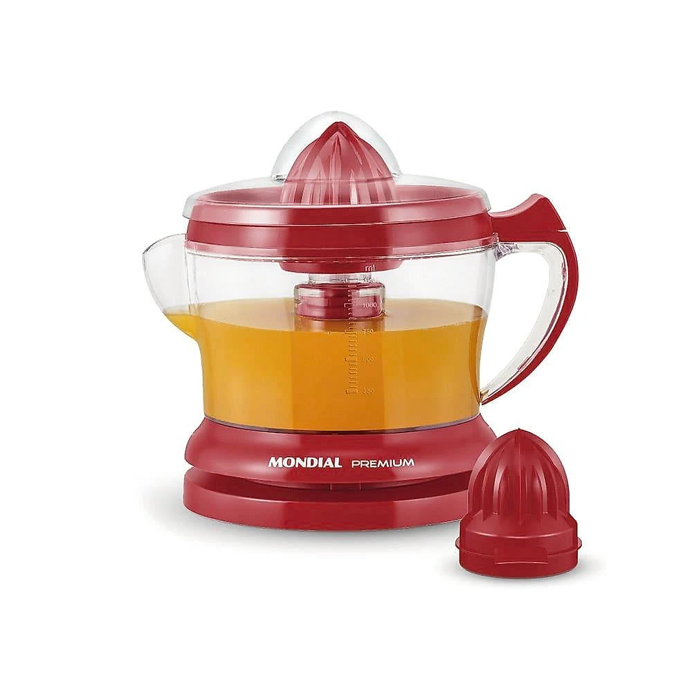 Conjunto especial mondial kt-105-r (espremedor premium + batedeira prática + liquidificador turbo power) - vermelho 110