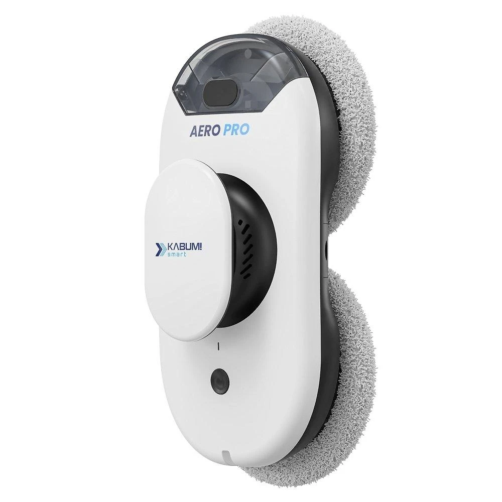 Robô Limpa Vidro KABUM! smart Aero Pro, 3 Modos de Limpeza, App, Controle Remoto, Spray Automático, Bivolt, Branco - KSLV010BR