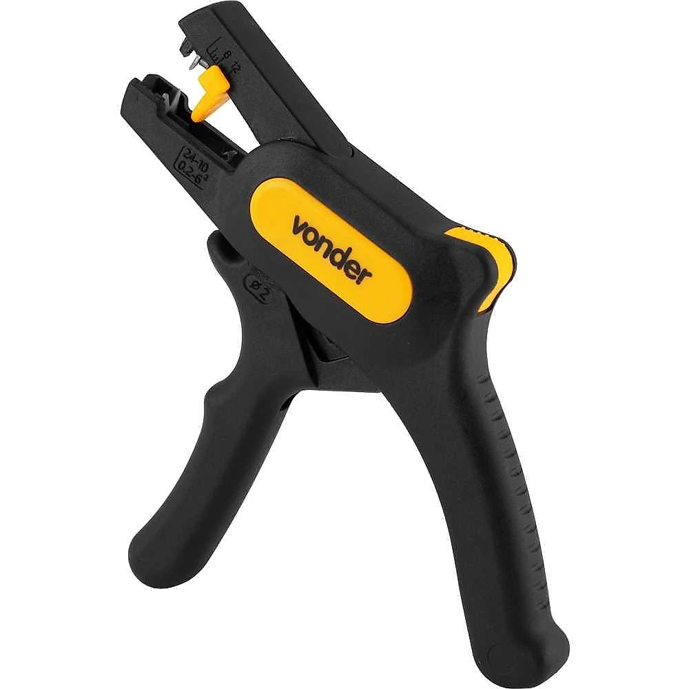 Alicate desencapador tipo pistola 0,2 a 6 mm² 2 mm vonder