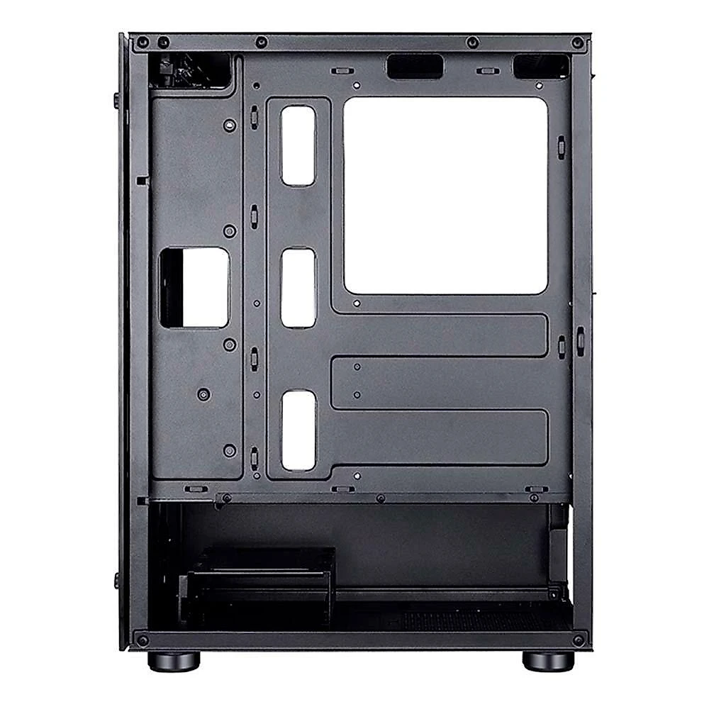 Gabinete Gamer Glass 06X Black ATX M-ATX ITX Vidro Temperado Preto Rise Mode