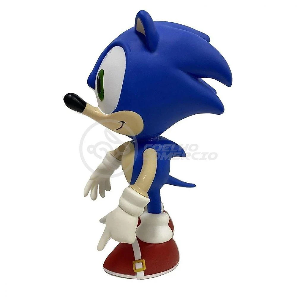 Boneco Action Figure Sonic Articulado 23cm