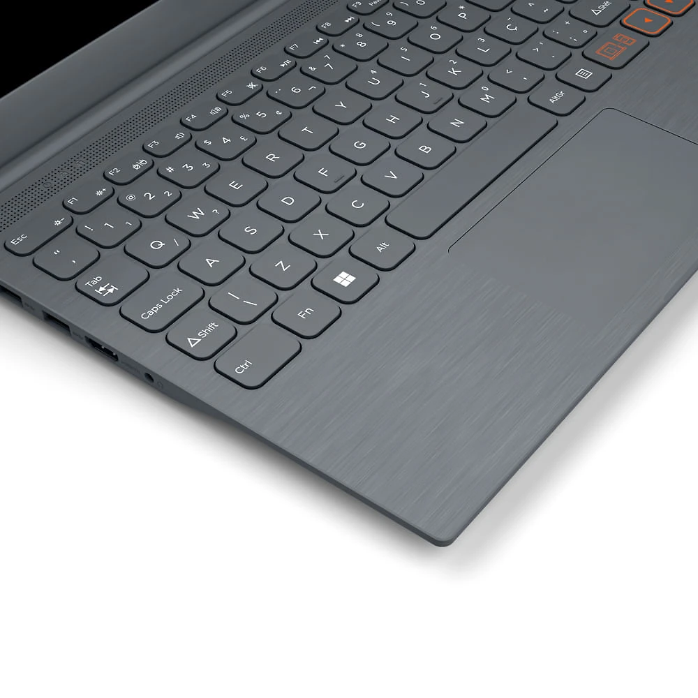 Miniatura Notebook Positivo Vision C14 Intel® Celeron® Linux 8GB RAM 256GB eMMC 14.1” LED HD Lumina BAR - Cinza