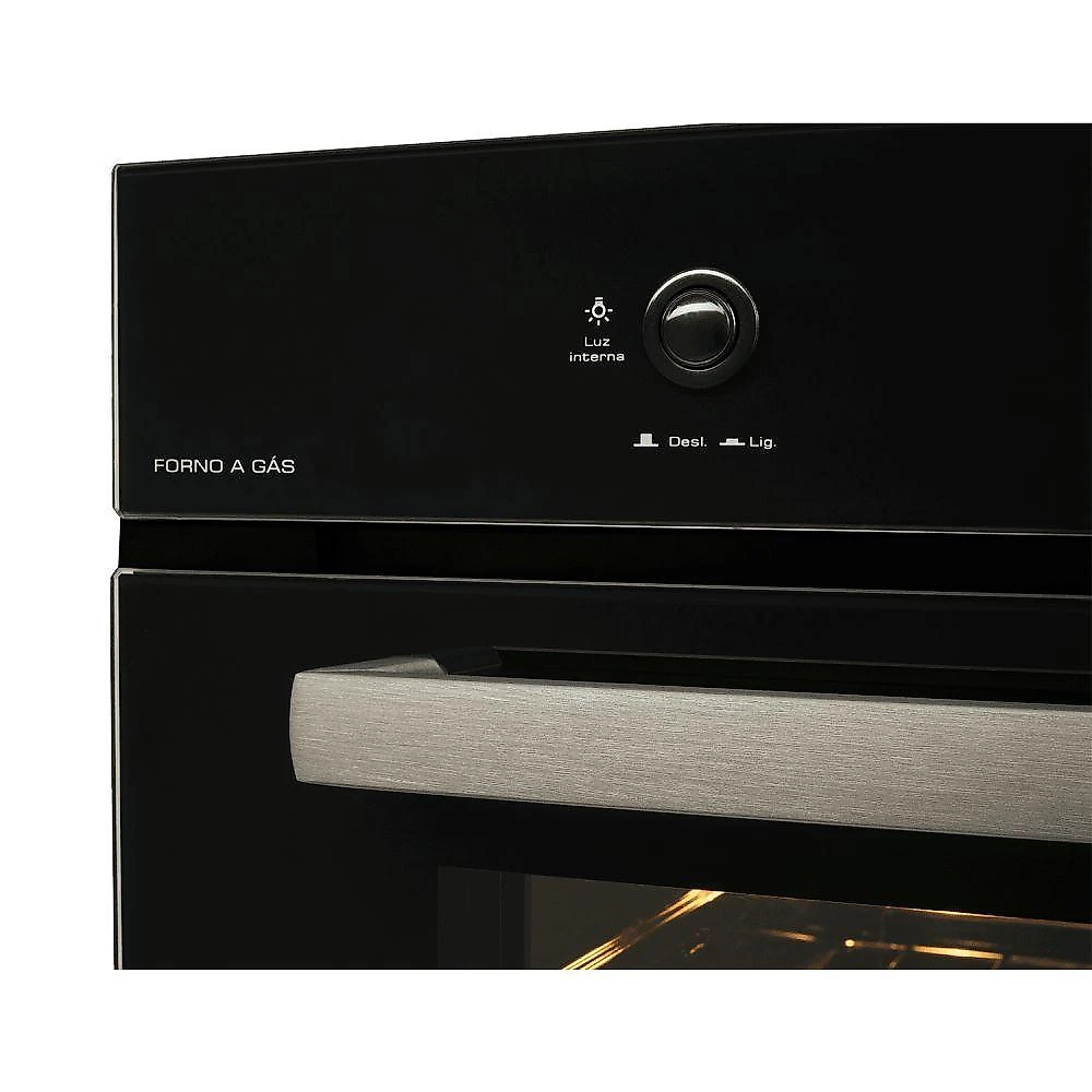 Forno a Gás Embutir Fischer Infinity 50L Preto 110V
