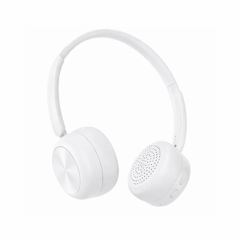 Fone de Ouvido Bluetooth On-ear Pei-hs01 com 25h de Bateria Conexão 5.4 Branco
