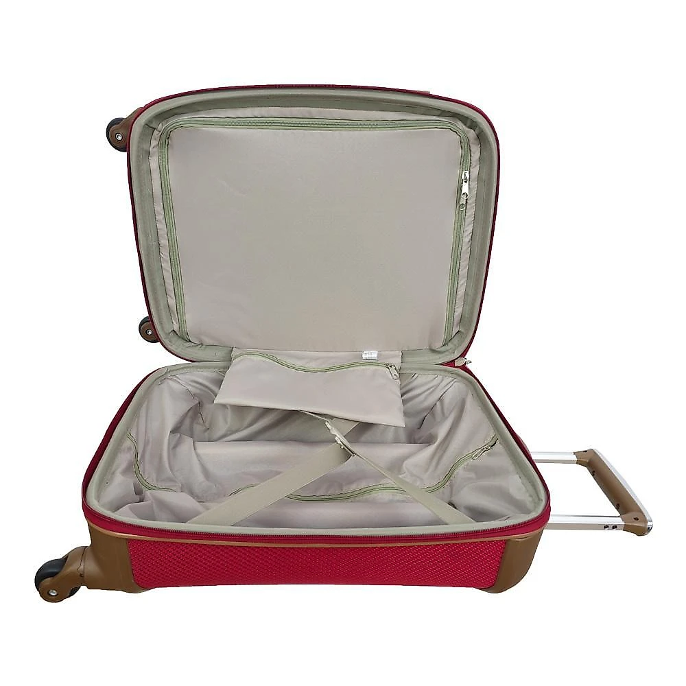 Mala de bordo lansay dijon poly 55cm - vermelho