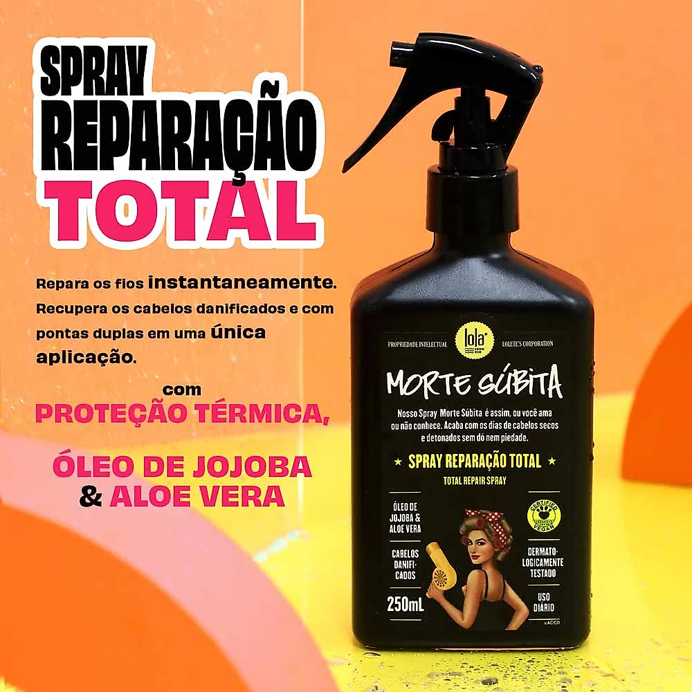 Kit Lola From Rio Morte Súbita - Shampoo + Condicionador + Spray Kit