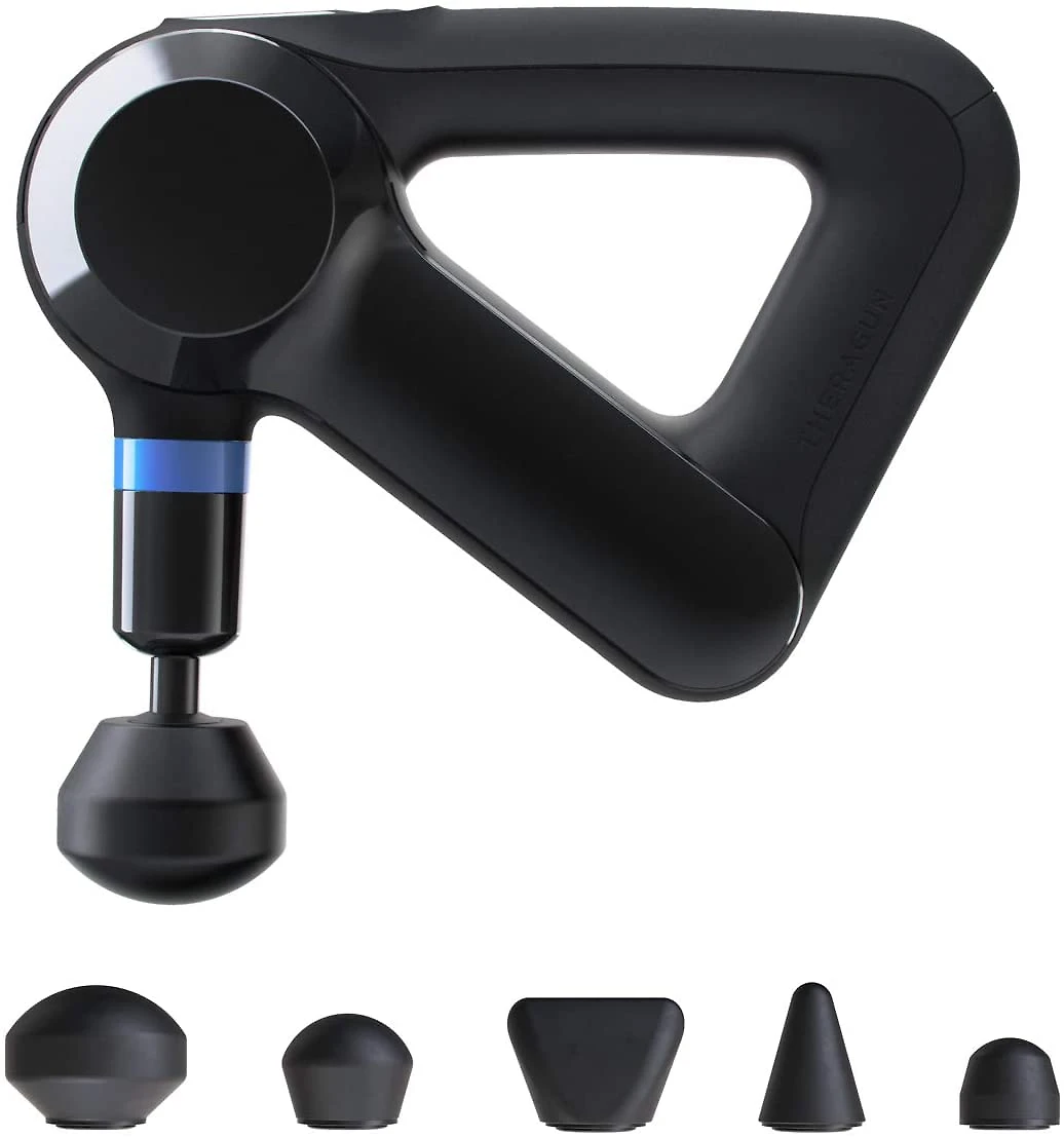 Theragun Massageador Pistola Elétrico Profissional Sem Fio 5 Acessórios Velocidade Personalizável 17502400 PPMs
