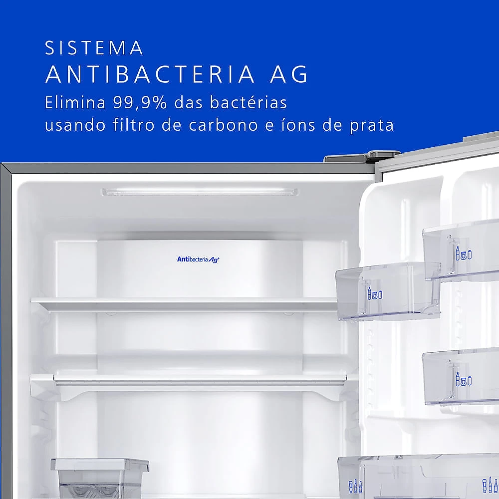 Geladeira Panasonic BB65 Diamond Glass Inverse Frost Free 467L Inverter A - NR-BB65GV7M NR-BB65GV7MA