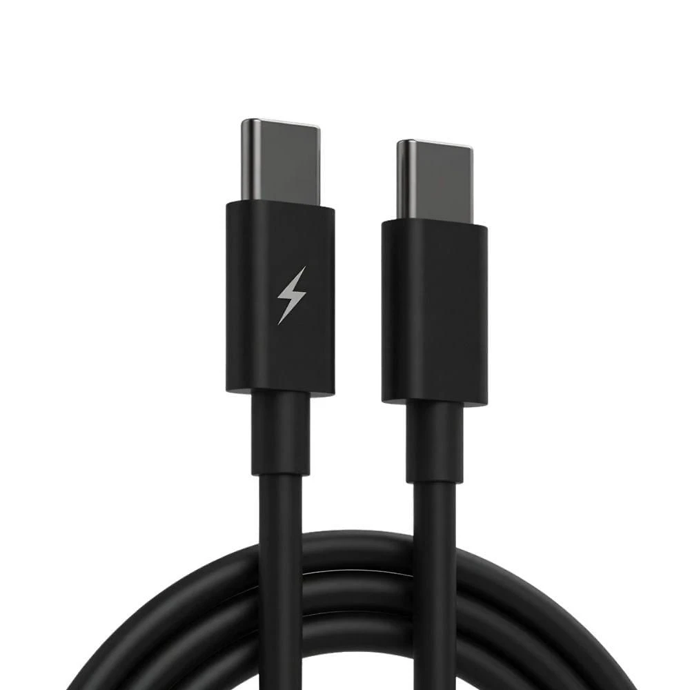 Cabo USB Tipo-C MDM Turbo para Carregamento e Dados Trançado Preto 1 Metro