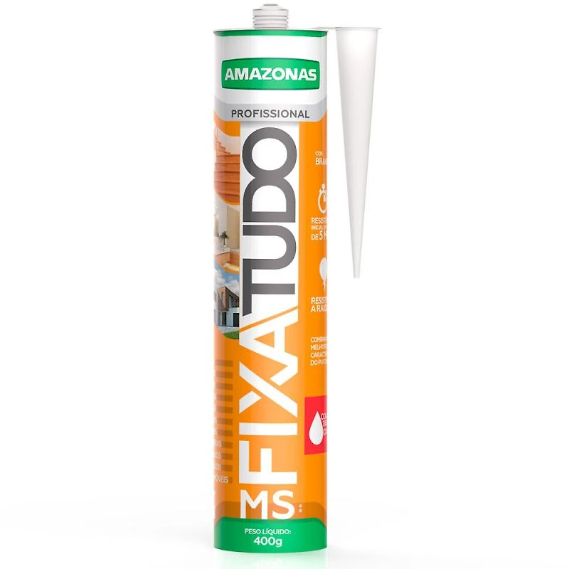 Silicone FIXA TUDO Tubo 400 GR AMAZONAS