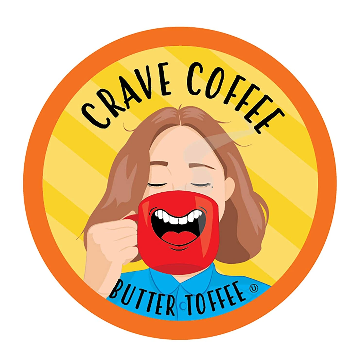 Keuring Kcup Crave Café sabor caramelo com manteiga 100u