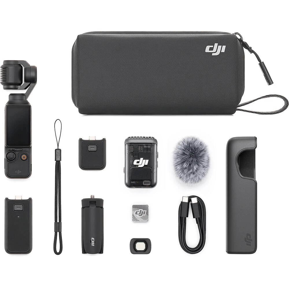 Câmera DJI Osmo Pocket 3 Creator Combo 4K Gimbal