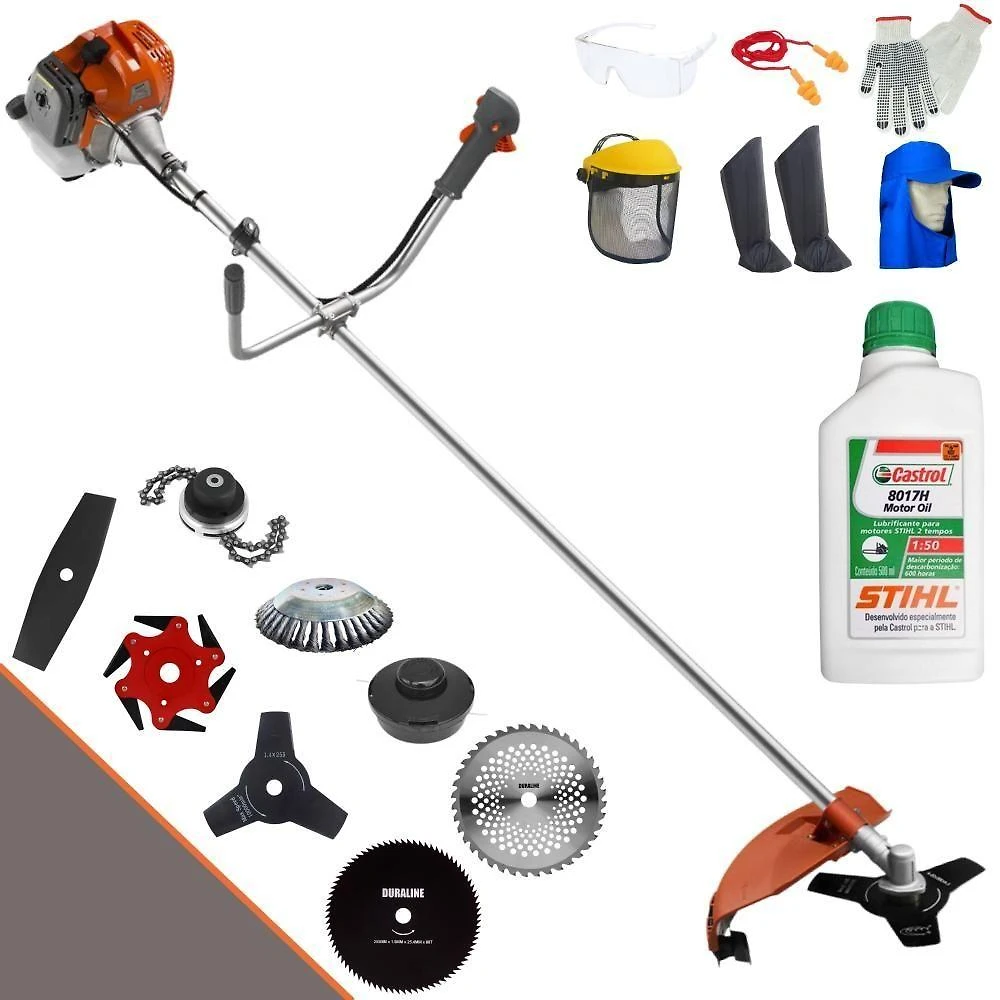 Roçadeira a Gasolina RL430ACN-TK 43CC 1,7HP 8 em 1 com EPI Tekna