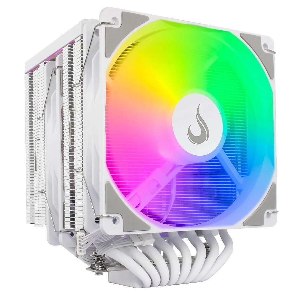 Air Cooler Gamer Rise Mode Storm 8 White, ARGB, AMD/Intel, 120mm, Branco - RM-ACST-ARGB-W