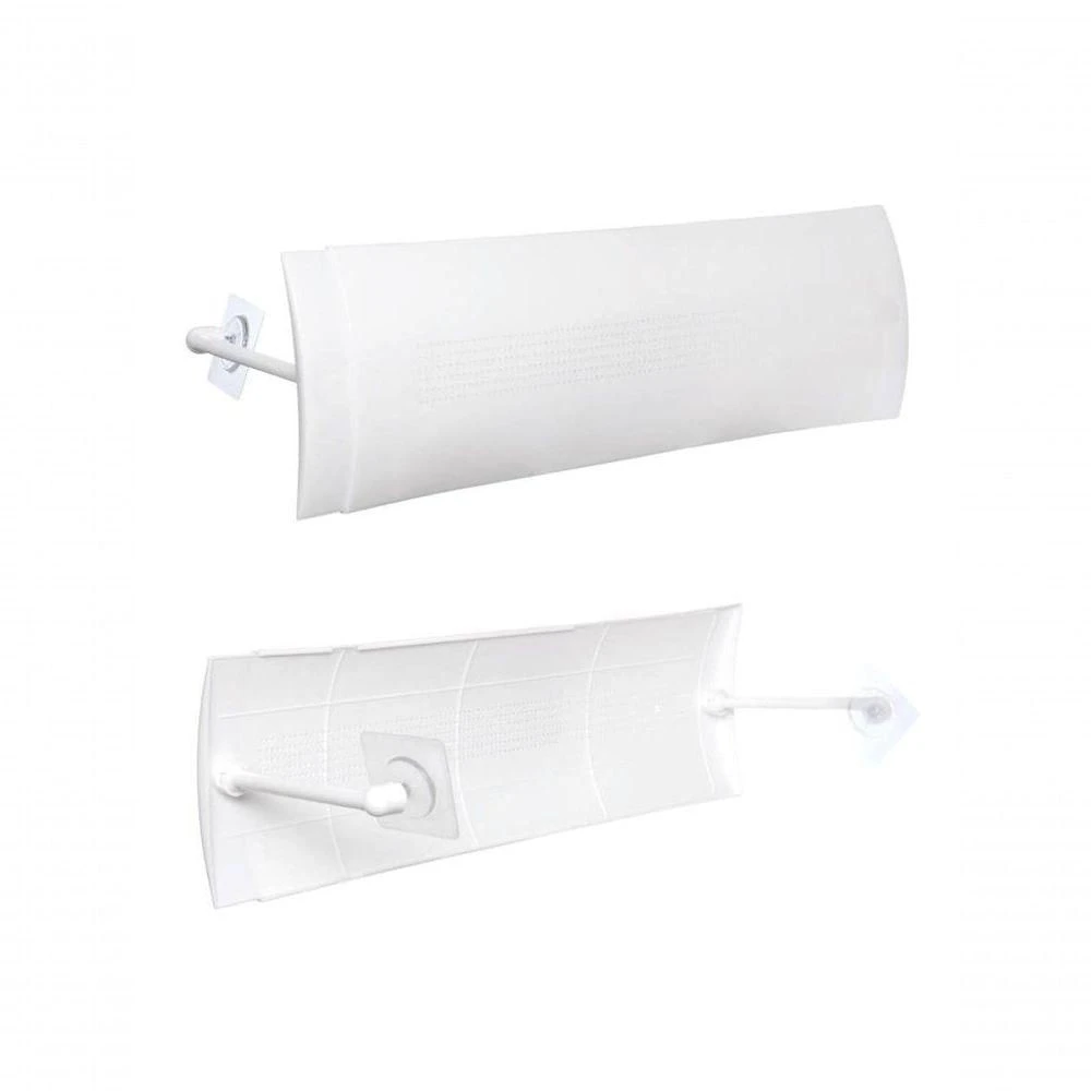 Defletor Western para Ar Condicionado Modelo 180 para Redirecionar Fluxo de Ar 60x25x18cm Branco