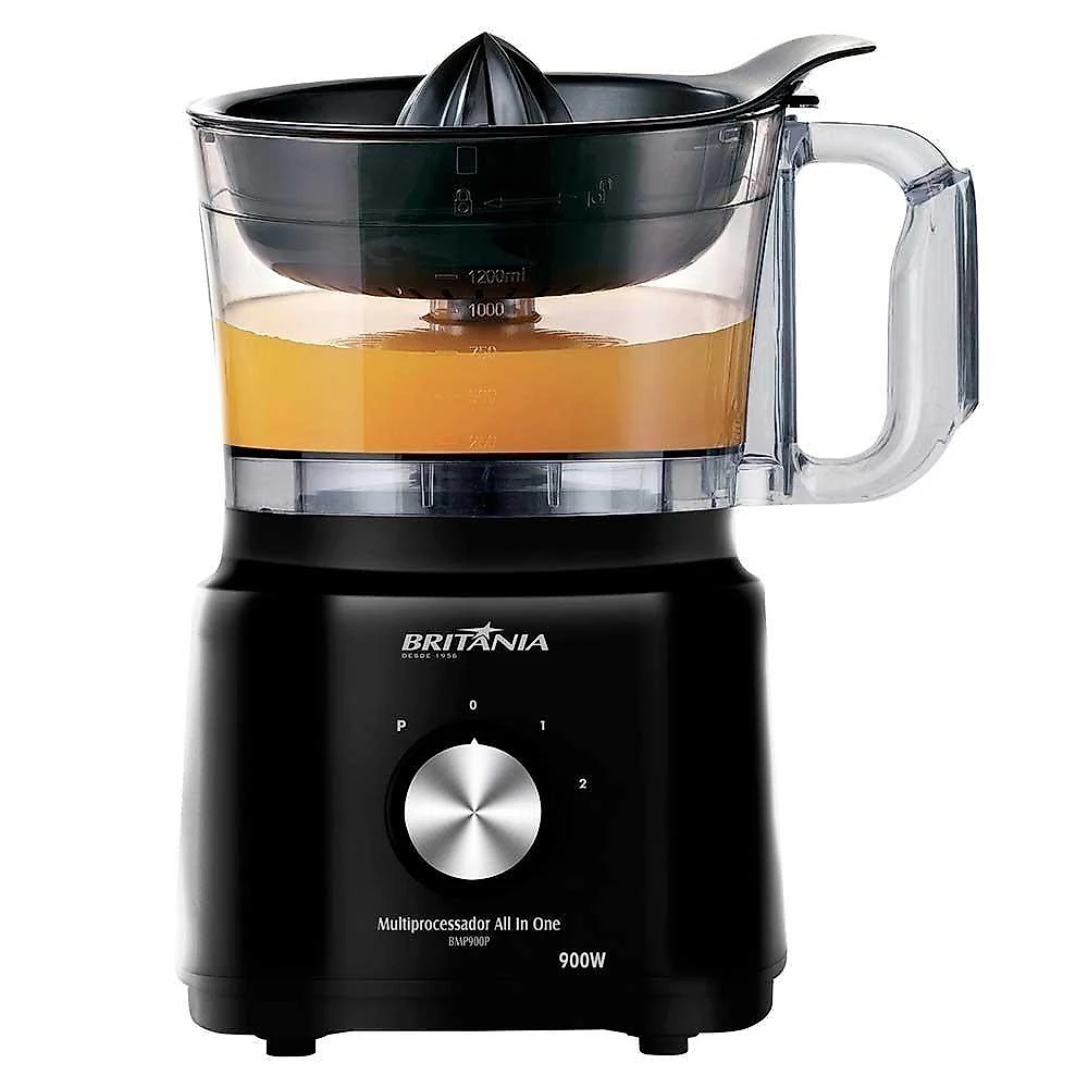 Multiprocessador Britânia All In One 900W Preto 110V