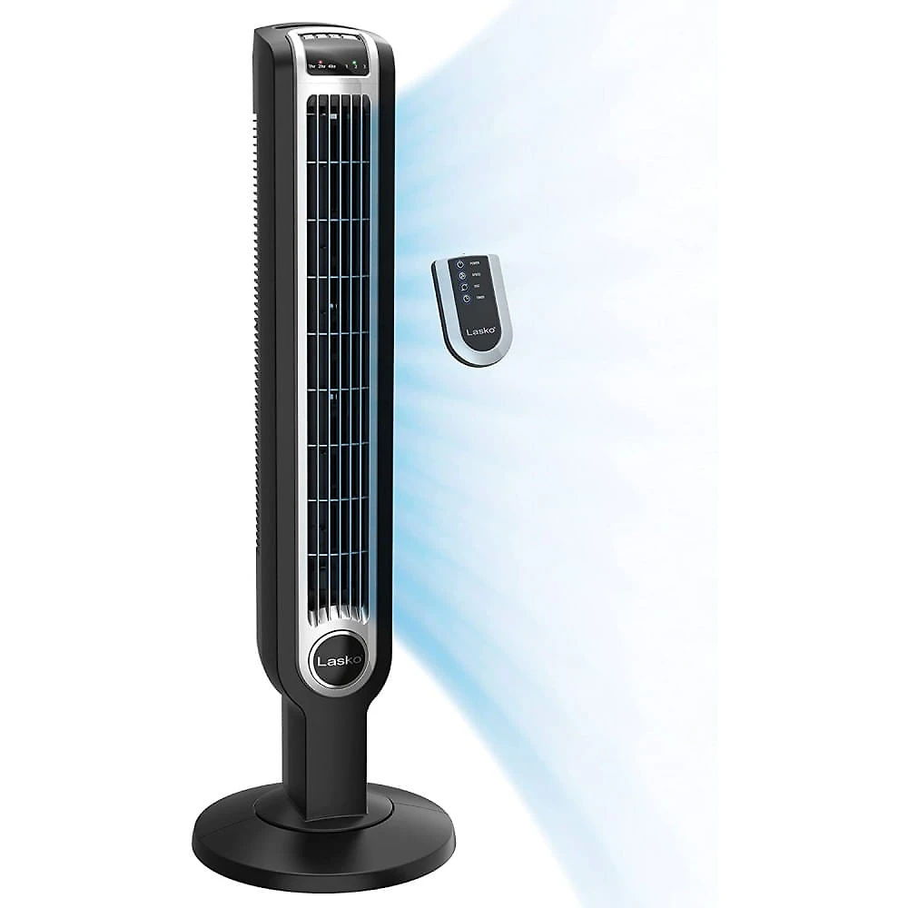 Lasko 2511 36 Oscillating 3Speed Tower Remote Control