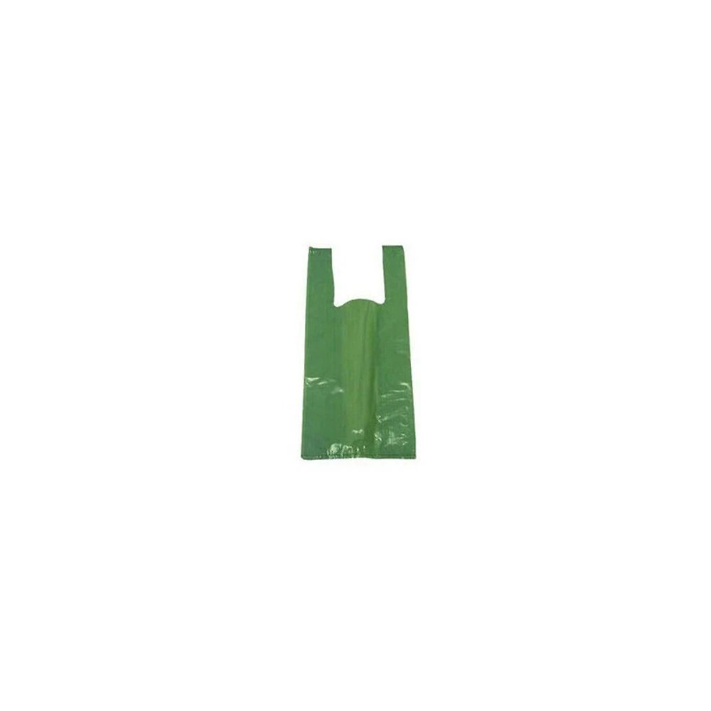 Kit Sacola Plástica Verde com Reforço na Solda para Comércios Reciclado Higipack 60X80 3KG 40X50 2KG