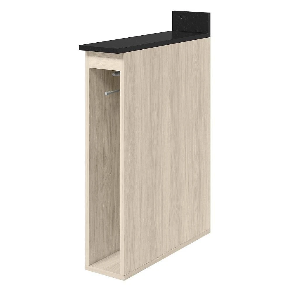 Balcão com Tampo Nicho Guardanapeiro Kali Premium MDF 15CM Nicioli Móveis