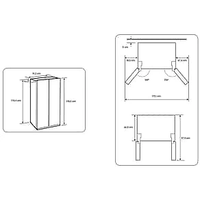 Geladeira Samsung Side by Side RS60 628 Litros com Dispenser de Água e Gelo Inox 110V