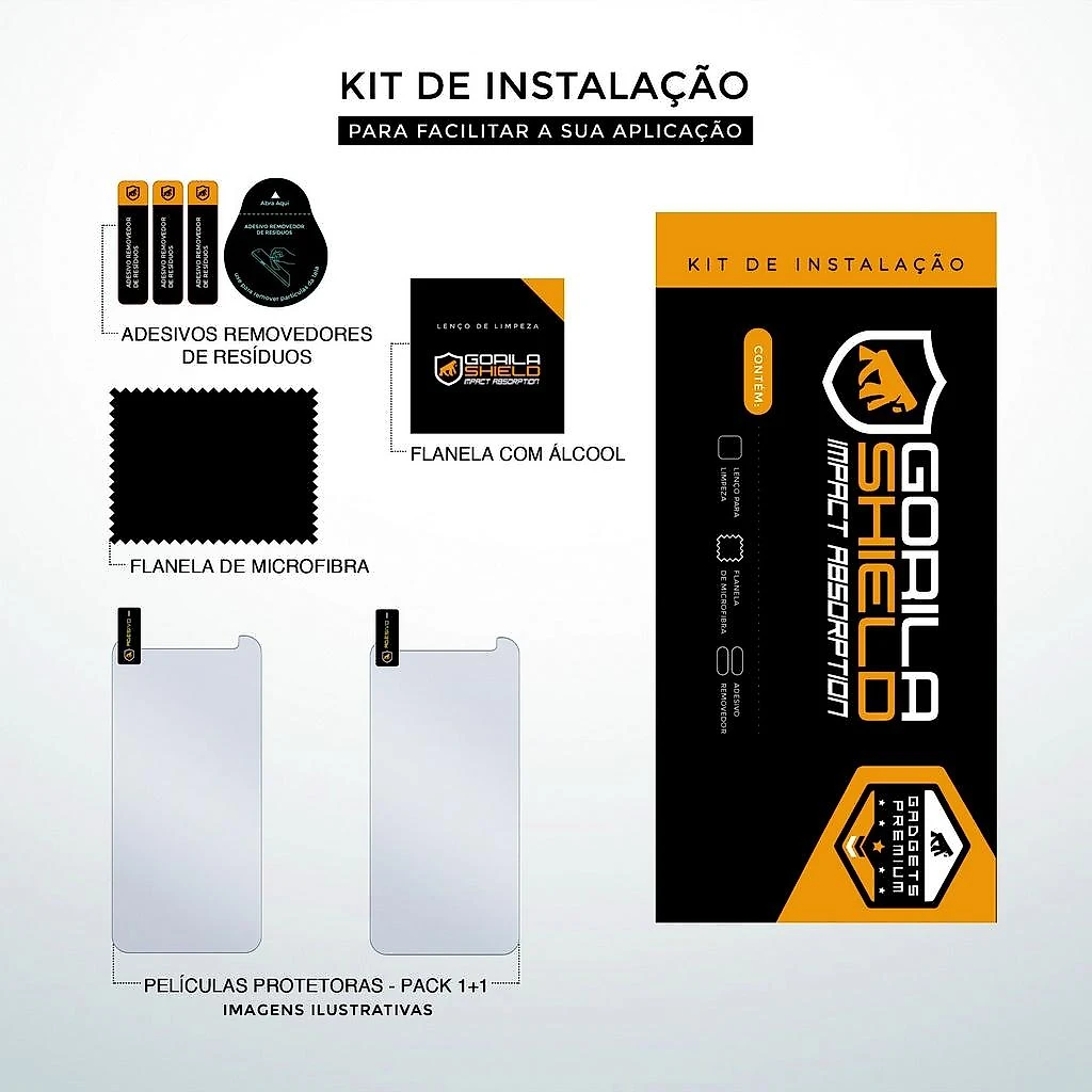 Película de Vidro Dupla para iPhone 7 - Gorila Shield