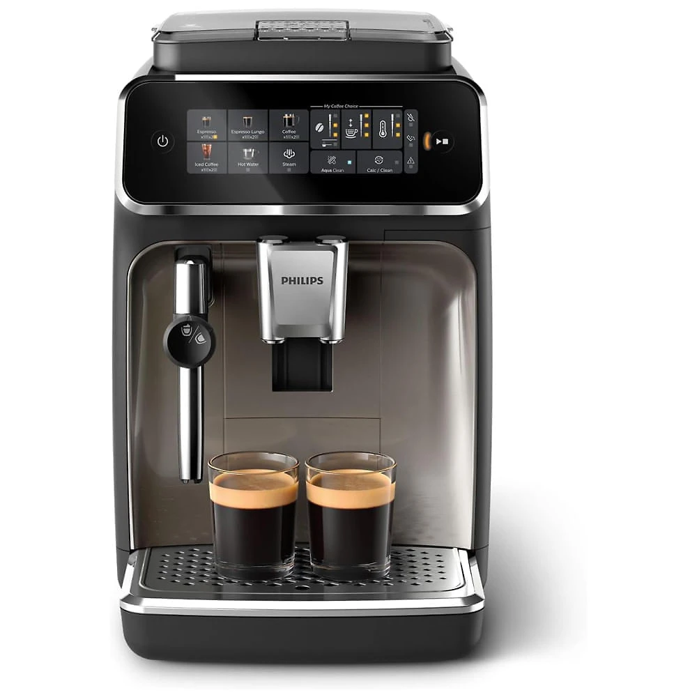 Máquina de Café Expresso Automática com Tela Touch, Espumador de Leite e Moedor 100% Cerâmico, 110V 1500W, PHILIPS 330...