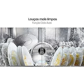 Lava-Louças Samsung DW60C7050FS/AZ 14 Serviços com Display de LED 110V – Inox