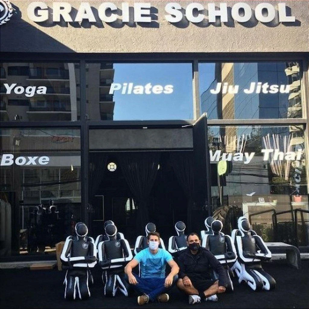 Boneco Sparring Jiu Jitsu Constantino Rosa Pancada / Vazio