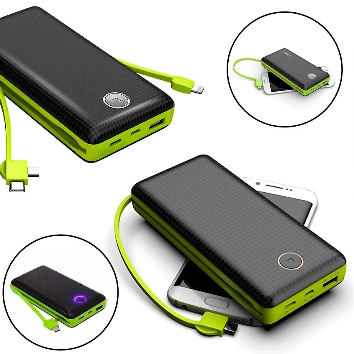 Power Bank 20000Mah Universal Celular Versátil E Duradouro