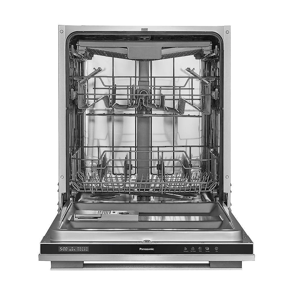 Lava-louças de Embutir Panasonic 15 Serviços e Função Eco Inox - NP-6M2FTKBRP 220V