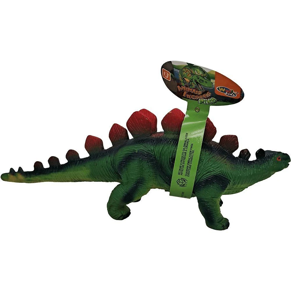 Brinquedo Dinossauro de Borracha Dinossauro Soft P em Material Macio e Seguro para Crianças Well