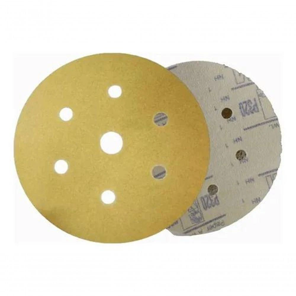 10 Discos De Lixa P320 3m 152mm Quantidade De Cascalhos 320