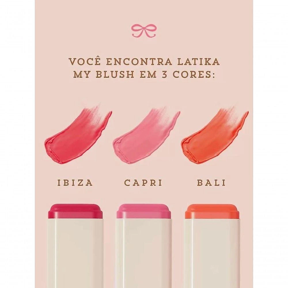 Latika My Blush Capri - Blush Tint Em Bastão 20g