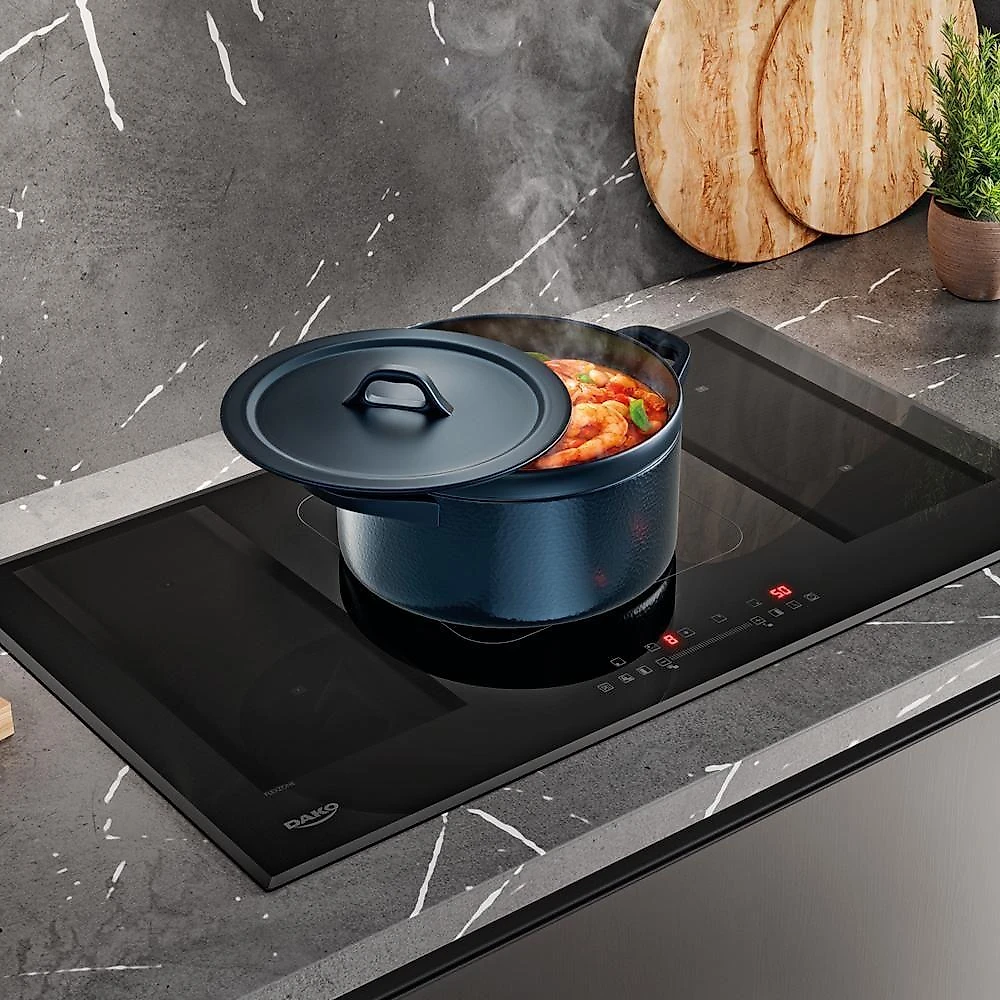 Cooktop De Indução 5 Bocas Dako Select Com Zona Flexível 220V
